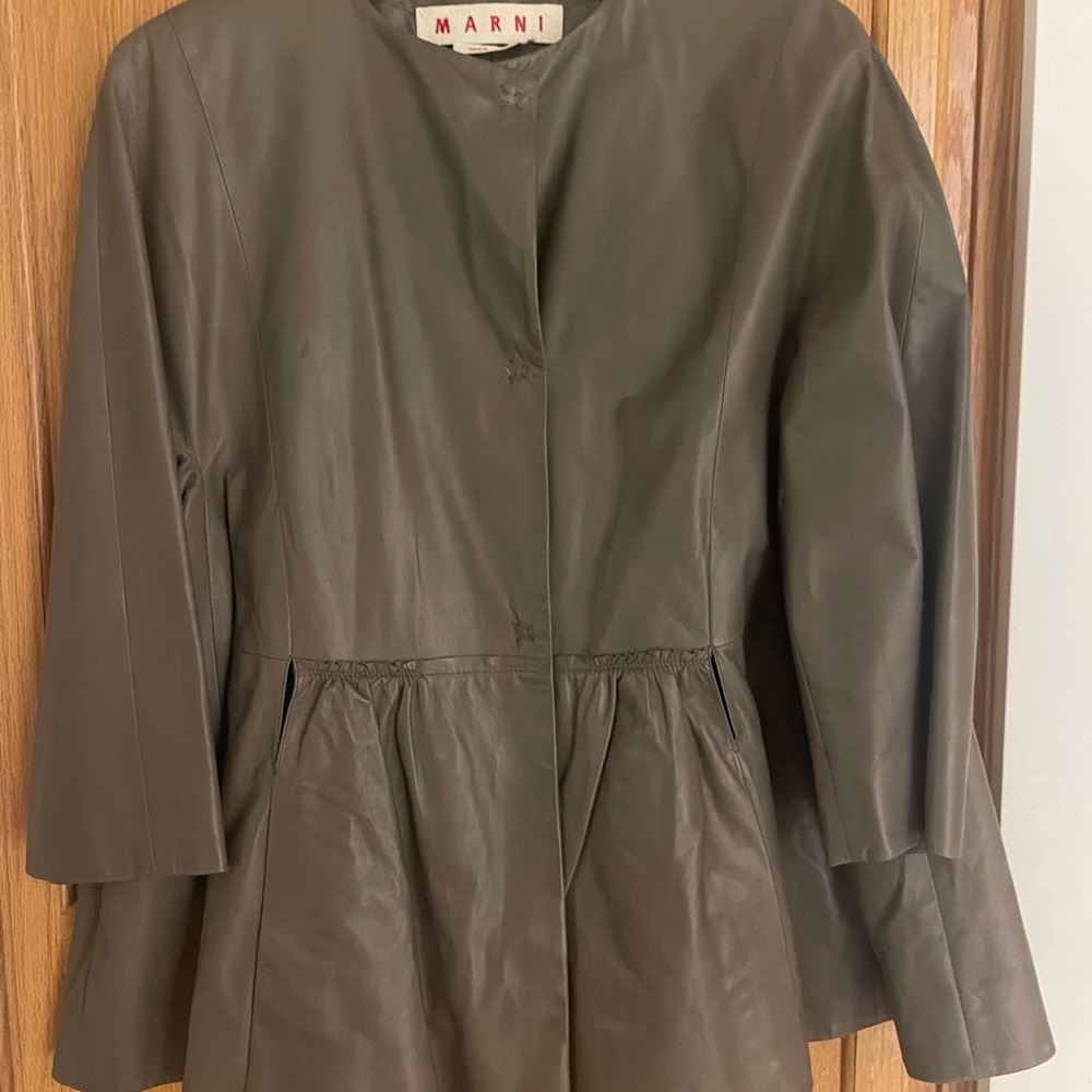Marni lambskin jacket